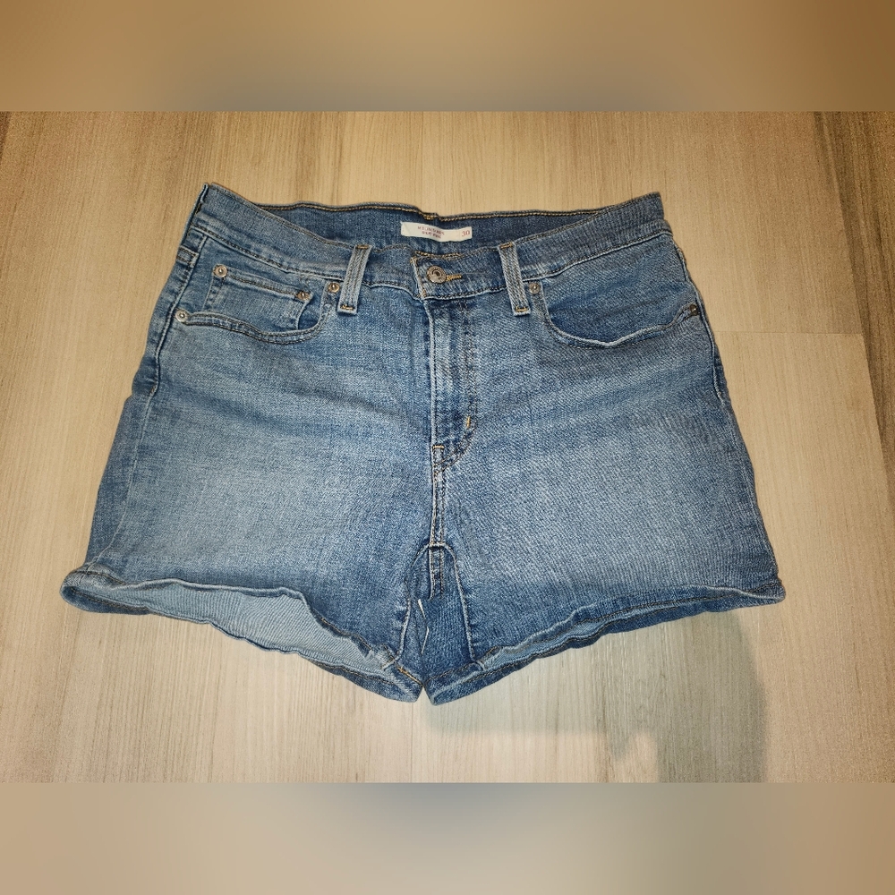 Levi's Classic Blue Denim Shorts